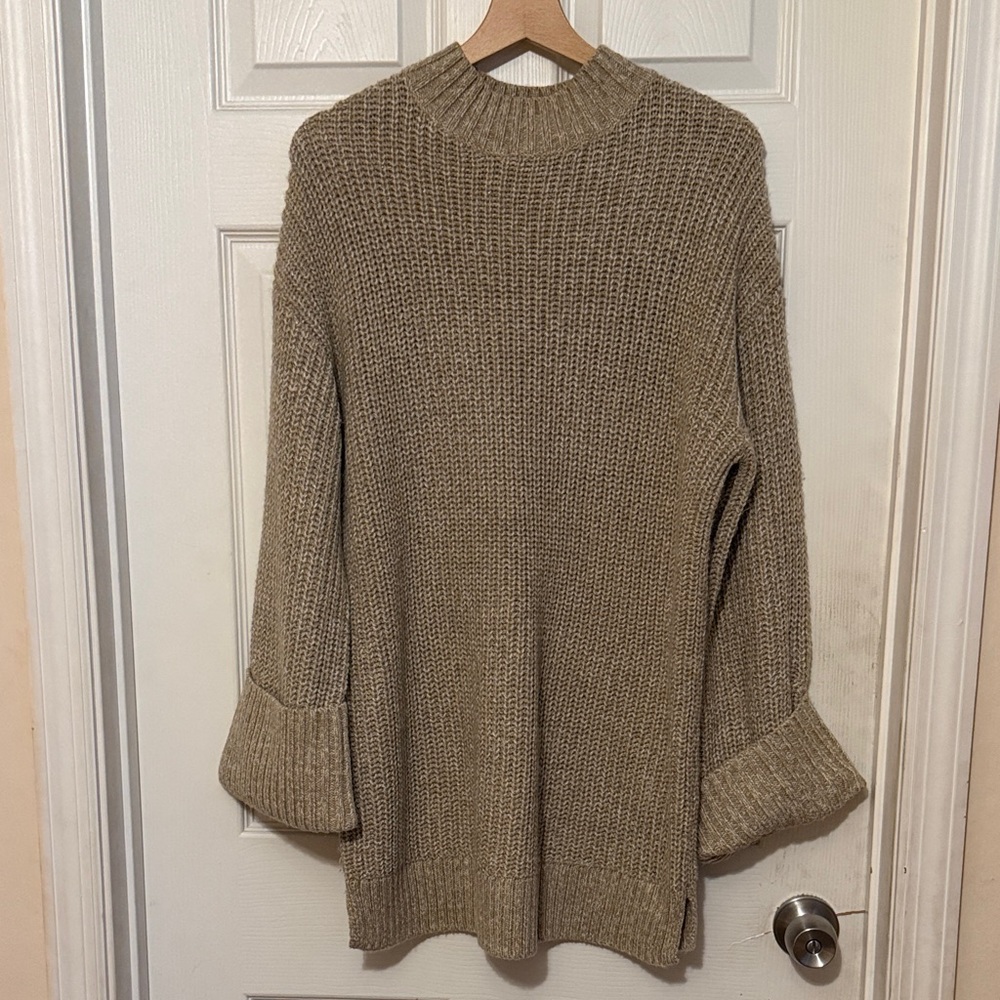 Isabel Maternity by Ingrid & Isabel Taupe Turtleneck Sweater